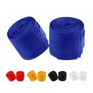 Muñequeras de boxeo personalizadas Protección de muñeca de boxeo Vendaje de boxeo Caja de MMA de 180 pulgadas Vendaje de muñeca de 120 pulgadas - Product Image 3