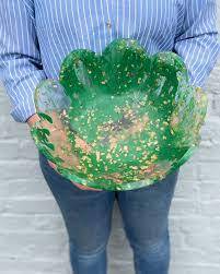 ชุดชามสลัดผลไม้เรซินแกะสลักด้วยมือเป็นมิตรต่อสิ่งแวดล้อมชุดชามสลัดผลไม้ทำจากเรซินสไตล์อินเดียที่ได้รับความนิยมเพิ่มใหม่ - Product Image 4