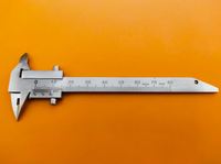 Instrument de mesure endodontique personnalisé Jauge d'étrier de Boley dentaire en acier inoxydable Jauge dentaire en acier allemand