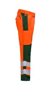 Pantalón de Seguridad Ligero de Alta Visibilidad con Cierre de Botones para Hombre, Estilo Workwear, Cintura Alta, MOQ Bajo, Logotipo Personalizado, Servicio OEM - Product Image 4
