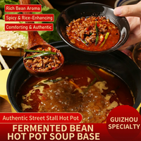 Base de fondue fermentée riche en umami |   Pâte épicée de haricots noirs vieillis |   Base de soupe savoureuse naturelle du Guizhou avec marque personnalisée