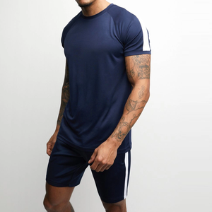 Logo personnalisé Nouveau design Vêtements de gym à séchage rapide Ensembles de shorts réglables pour hommes Vêtements de sport d'entraînement à la course en plein air Ensembles de fitness et de gymnastique - Product Image 2