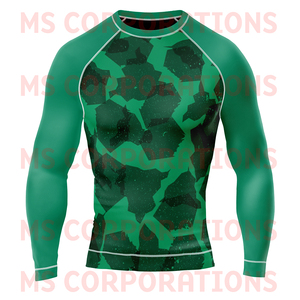 Vêtements de fitness pour hommes de haute qualité, rashguard à fort impact, dernier design, 100% polyester 220g, couleurs et tailles personnalisées, logo personnalisé, OEM - Product Image 5