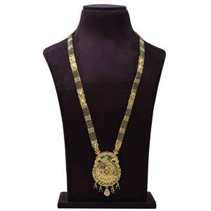 Wholesale Fashion <b>24K</b> <b>Gold</b> Plated Jewelry, Indian Wedding Jewelry, Long Mangalsutra for Married Women, Brass <b>Gold</b> Filled Jewelry - Product Image 1