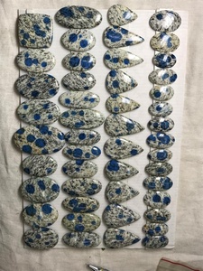 Cabujones de piedras preciosas de cristal de jaspe K2 Natural de alta calidad, producto a granel de tamaño libre para la fabricación de joyas - Product Image 2