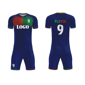 Men's Custom Design Full Sublimation Sports <b>Football</b> Soccer Wear Jersey <b>Set</b> Unisex Adult Soccer Uniforms New Name OEM Service - Product Image 5