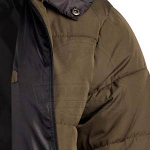 Veste à bulles High Street pour hommes avec logo personnalisé tissu polaire respirant col montant à capuche séchage rapide vente chaude saison d'hiver - Product Image 3
