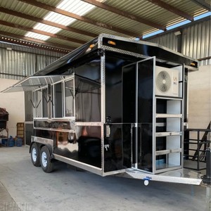 NEW 8 5x16 Aluminum Mobile Food <b>Trailer</b> Truck Pizza Indoor Broiler 3 Compartment Sink Candy Chips Station 3-Year Warranty Rust - Product Image 2