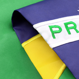 Drapeau Brésilien Personnalisé 3x5ft en Polyester 210D Brodé Style Volant pour Voiture, Utilisation Intérieure et Extérieure - Offre Spéciale - Product Image 4