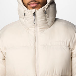 Chaqueta larga acolchada de invierno para hombre al por mayor de alta calidad, diseño de lujo con decoración larga y cuello con capucha - Product Image 6