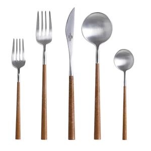 Ensemble de 5 couverts en métal avec argent nickelé pour ensemble artisanal, couverts de cuisine, service de vaisselle au prix de gros - Product Image 4