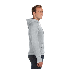 Pull à capuche personnalisé pour hommes, polaire confortable délavée à l'acide pour l'hiver, technique de teinture unie imprimée par sublimation de couleur d'épissure - Product Image 2