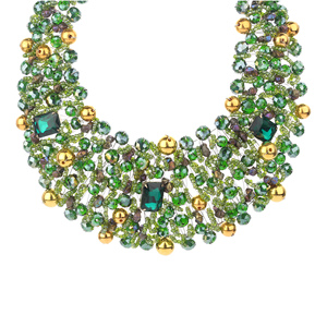 Top qualité bijoux faits à la main cadeau perles de rocaille colorées brin collier ras du cou pour femme acheter maintenant au meilleur prix - Product Image 1