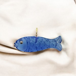 Poisson sculpté à la main 5mm boucle plaqué or 925 argent breloque pierre précieuse 21x11mm poisson sculpture pendentif en vrac gros breloques fournisseurs - Product Image 4