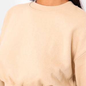 Haut court en polaire pour femmes Design moderne Tissu confortable Forme décontractée Production en usine OEM Étiquette personnalisée Vente en gros Street Fashion Wear - Product Image 2