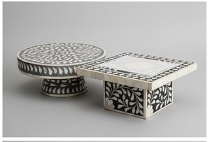 Moldes para Soportes de Pastel Cuadrados Hechos a Mano con Incrustaciones de Hueso, Ecológicos, de Alta Demanda, para Interiores de Lujo, Tamaño Personalizado - Product Image 4