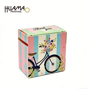 Huamao Personalized Thank You Wedding Gift <b>Box</b>, Foldable Paper <b>Box</b> for Candy, <b>Cookie</b>, Wedding Party Favor, Bridal Shower - Product Image 2