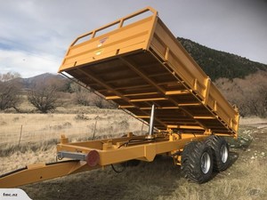 Remolque basculante hidráulico para tractor agrícola para tractores/remolque volquete de 2 ruedas - Product Image 4