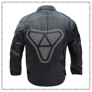 Chaqueta de cuero de motocicleta para Hombre | Chaqueta de motorista aprobada CE para seguridad | Chaqueta de montar elegante - Product Image 2