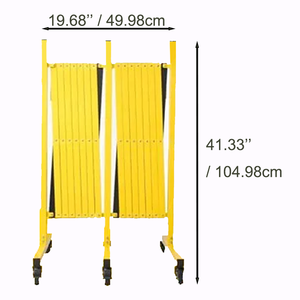 Nhiệm Vụ Nặng Nề Mở Rộng Hàng Rào An Toàn Cho Đám Đông Điều Khiển Di Động Gấp An Ninh Cổng Với Có Thể Khóa Bánh Xe - Product Image 6