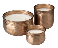Venta al por mayor moderno tarro de la vela del Metal Juego de tres decoración del hogar Vaso de la vela 3PCS Precio bajo Diseño festivo Nueva llegada