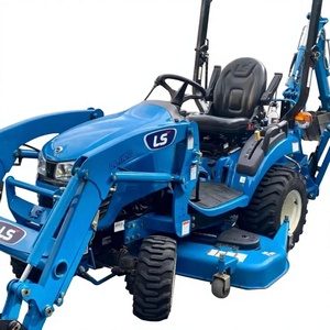Achetez le nouveau tracteur tondeuse industriel LS-MT1.25 DIY avec chargeur frontal et pelle arrière, garantie d'usine OEM de 3 ans et service après-vente - Product Image 1