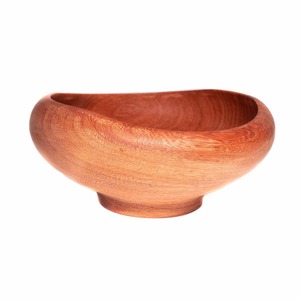 Elegant Wooden <b>Bowl</b> with Gold Leaf Flower metal Accent Handmade Natural <b>Wood</b> Decorative <b>Bowl</b> Living Room or Dining Table Decor - Product Image 6