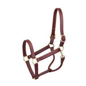 Bride de licou de cheval en cuir de qualité supérieure, fabricant indien - Product Image 3