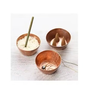 Tazón de Servir de Cobre Hecho a Mano, Duradero y Ecológico para Bodas, Fiestas, Hoteles y Restaurantes - Product Image 3