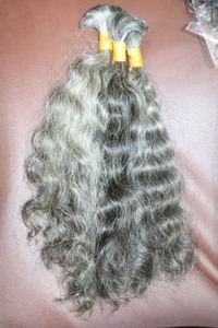 Authentique Indien Remy Extensions de Cheveux Humains Simple Dessiné en Vrac Couleur Naturelle - Product Image 4