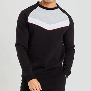 ชุดเสื้อฮู้ดและกางเกงจ็อกเกอร์ถักนิตติ้งสำหรับผู้ชาย ผ้าฝ้าย 100% เป็นมิตรกับสิ่งแวดล้อม แห้งเร็ว ระบายอากาศดี ลายเรียบ ดีไซน์กระเป๋า เหมาะสำหรับฤดูหนาว - Product Image 1