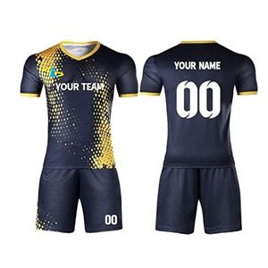 High Quality Custom <b>Soccer</b> Uniform Short Sleeve Lightweight Quick Dry Breathable - Product Image 3