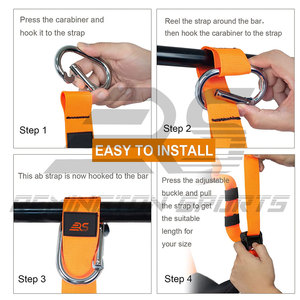 New Arrival Weight <b>Lifting</b> Ab <b>Straps</b> Professional Power <b>Lifting</b> Exercise Training ab <b>Straps</b> - Product Image 4