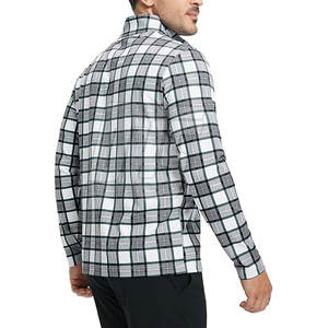 เสื้อแจ็คเก็ตซับลิเมชั่นแบบซิปครึ่งตัวสำหรับผู้ชาย เสื้อแจ็คเก็ตซับลิเมชั่นแบบซิปครึ่งตัวน้ำหนักเบาสำหรับเล่นกีฬาพร้อมลายพิมพ์ทันสมัย - Product Image 5