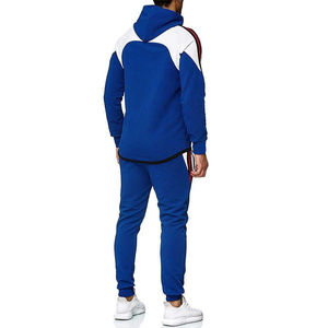 Venta caliente Pakistán personalizado hombres chándal completo Zip Jogger traje entrenamiento gimnasio conjunto chándal para hombres - Product Image 2