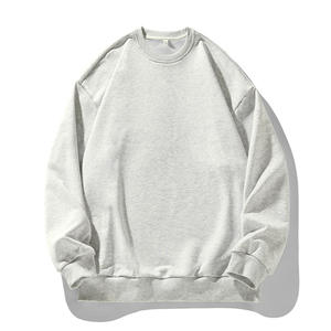 Hombres y mujeres 400G Cuello redondo pesado 100% Suéter de algodón Loose Fit American Hoodie para primavera Personalizable DDP Envío - Product Image 2