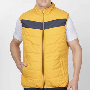 Venta caliente diseño de moda nueva llegada chaleco acolchado logotipo impreso personalizado disponible diferentes tamaños hombres chaleco acolchado - Product Image 1