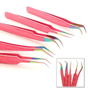 Fabricadas para la precisión, Estas pinzas permiten un agarre suave de pestañas individuales sin resbalar o desalinear las pinzas de pestañas. - Product Image 5