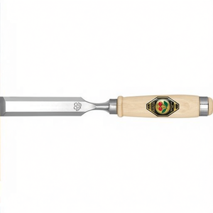 Ciseau de style Ulm avec manche en bois de hêtre CHERRY, largeur de coupe de 35 mm, avec 2 pinces en acier - Product Image 3
