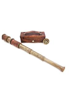Décoration d'intérieur, jumelles pliantes en laiton antique, boussole marine, télescope nautique, cadeau vintage - Product Image 5