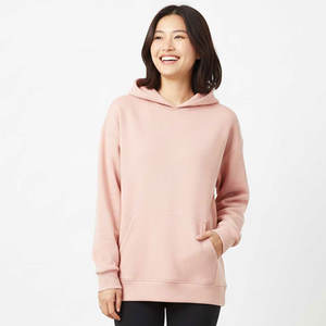 Sweat à capuche zippé en coton 100% avec logo personnalisé, vêtements de rue pour femmes, de haute qualité, surdimensionné, épaules tombantes, Chi Phi Sorority - Product Image 5