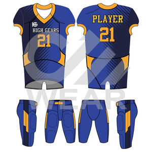 Nouvel arrivage d'uniforme de football américain pour hommes uniforme de football américain à séchage rapide pour adultes uniforme de football américain de haute qualité - Product Image 3