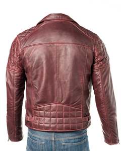 Veste d'hiver pour hommes Top Design avec col montant manches longues 100% cuir de haute qualité personnalisable prix raisonnable - Product Image 4
