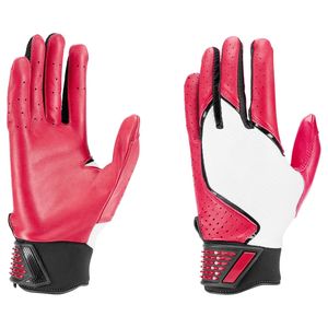 Gants de frappe de baseball réglables avec sangle de poignet, poignée en silicone, logo personnalisé, gants de baseball professionnels, fournisseur direct d'usine - Product Image 2