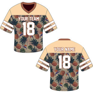 Camiseta Deportiva Personalizada de Fútbol Americano, Manga Corta, Impresa, de Poliéster y Elastano, con Transferencias Térmicas - Product Image 3