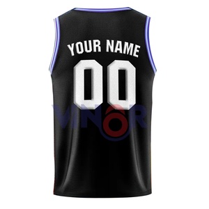 Maillot de basket-ball sport pour garçons personnalisé nom et numéro débardeur athlétique en polyester avec gilet sans manches pour l'entraînement OEM - Product Image 3
