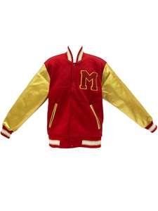Veste de baseball varsity pour homme sur mesure, coupe décontractée, design bomber d'hiver, col montant, laine épaisse, coupe-vent, unie - Product Image 3