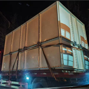 Station d'épuration des eaux usées et de production de biogaz SMC GRP à trois chambres, grand réservoir d'eau en plastique moulé FRP de 50 000 L - Product Image 3