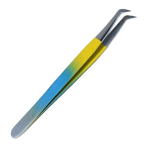 Pince à épiler professionnelle en acier inoxydable de qualité salon, emballage personnalisé, haute précision, dernière génération, pour extensions de cils - Product Image 5