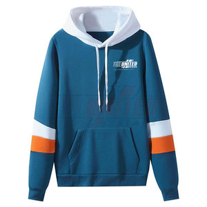 Stylish Men's 100% Cotton Hooded Sweatshirts Custom Logo <b>Thick</b> <b>Fleece</b> Solid Pattern Casual Outdoor Sports Winter Weather Digital - Product Image 3